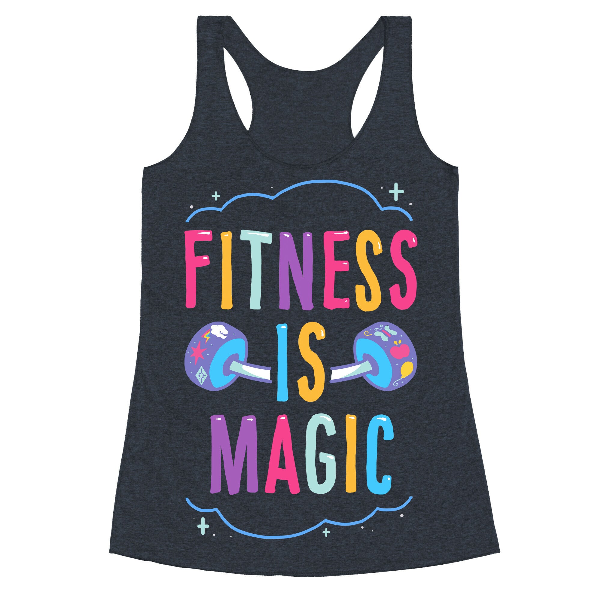 Fitness Is Magic Racerback Tank
